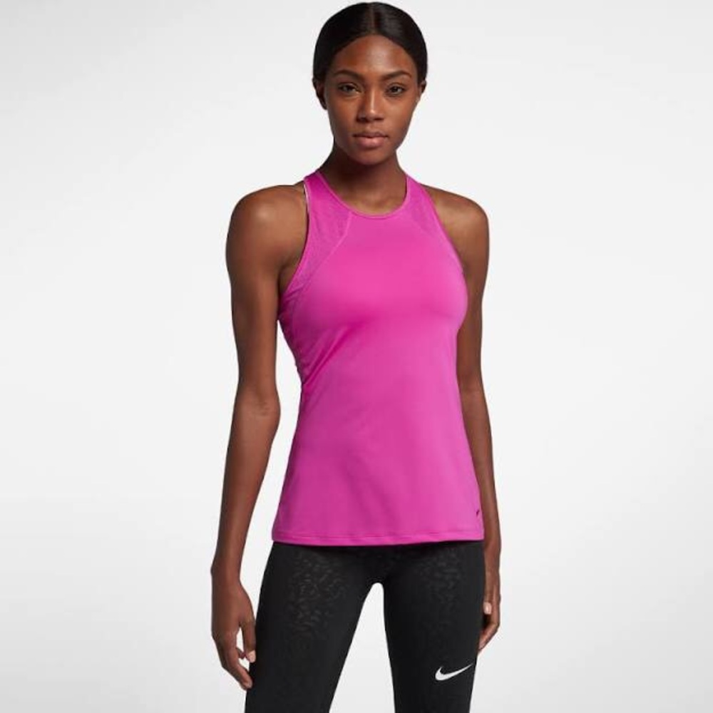 Nike women’s training tank top pink shirt …